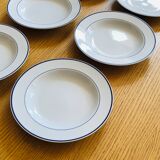 Hollow plates in Italian porcelain Tognana