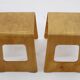 1990s Lisa Norinder Pair of Wooden Stools for Ikea, Sweden