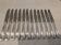 12 silver-plated dessert knives by Christofle America