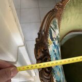 Paire de fauteuils en bois sculpté, XXème s.