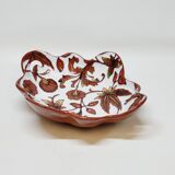 Longwy Cloisonné Enameled Basket Empty Pocket Cup Flowers Fe