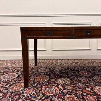 Classic English Eichholtz Campaign Writing Desk