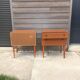 Pair of nightstands vintage of the 1950s
