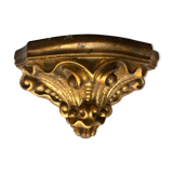 Wall console in gilded plaster