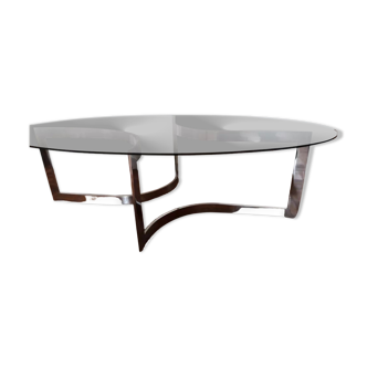 Coffee table year 70 designer Paul Legeard