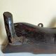 Art-Popular brutalist wall coat holder in solid wood