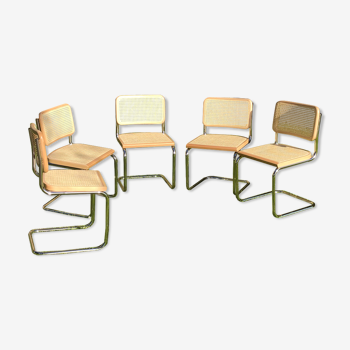 Series of 5 chairs by Marcel Breuer