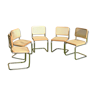 Series of 5 chairs by Marcel Breuer