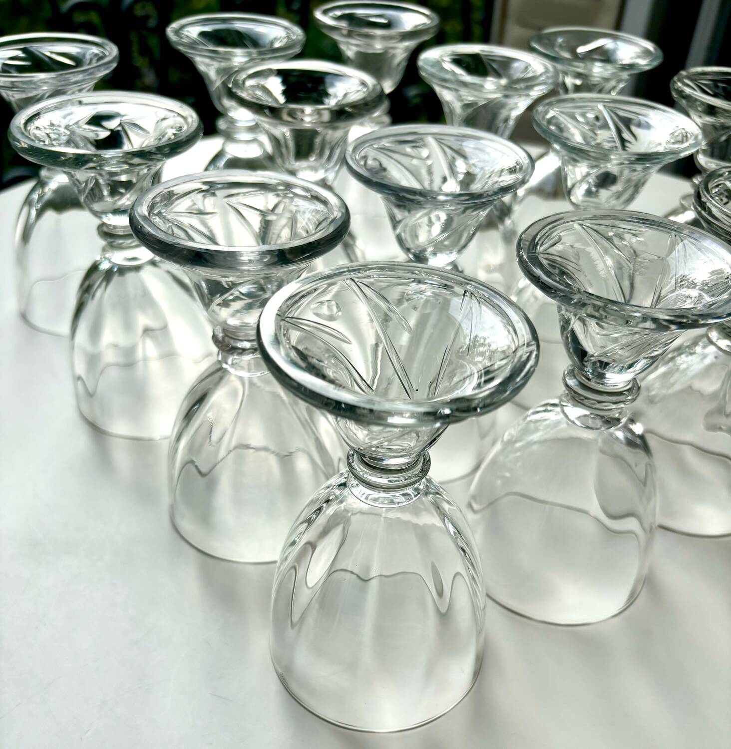 Verres Saint Louis Crystal modèle Cluny