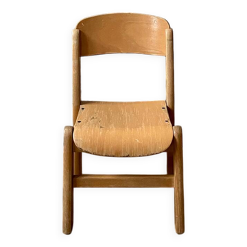 70s children's school chair