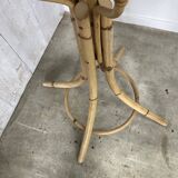 Porte-manteaux  rotin vintage