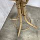 Vintage rattan coat rack
