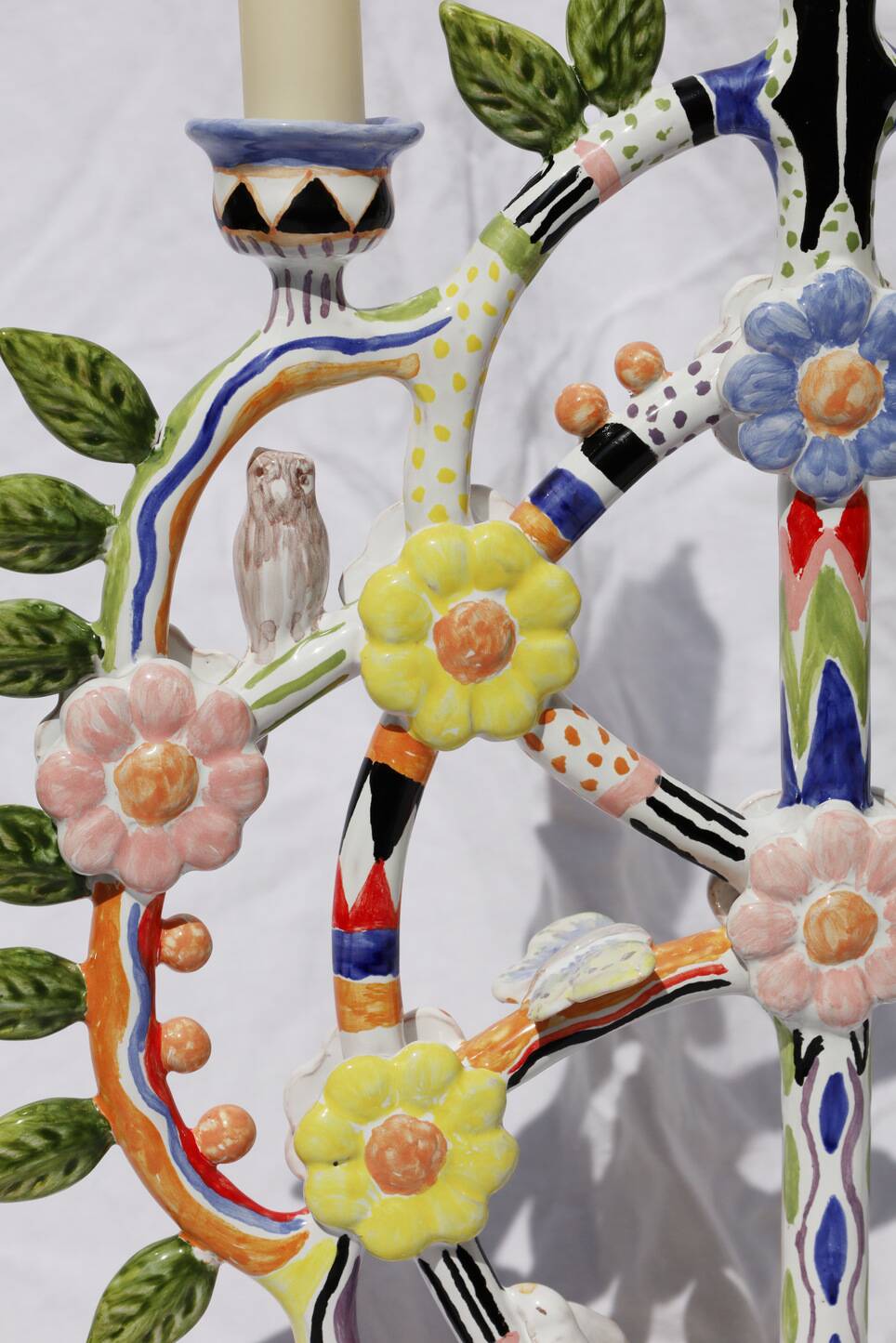 Italian artisanal candle holder