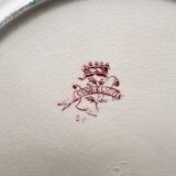 Round poppy dish from Longwy