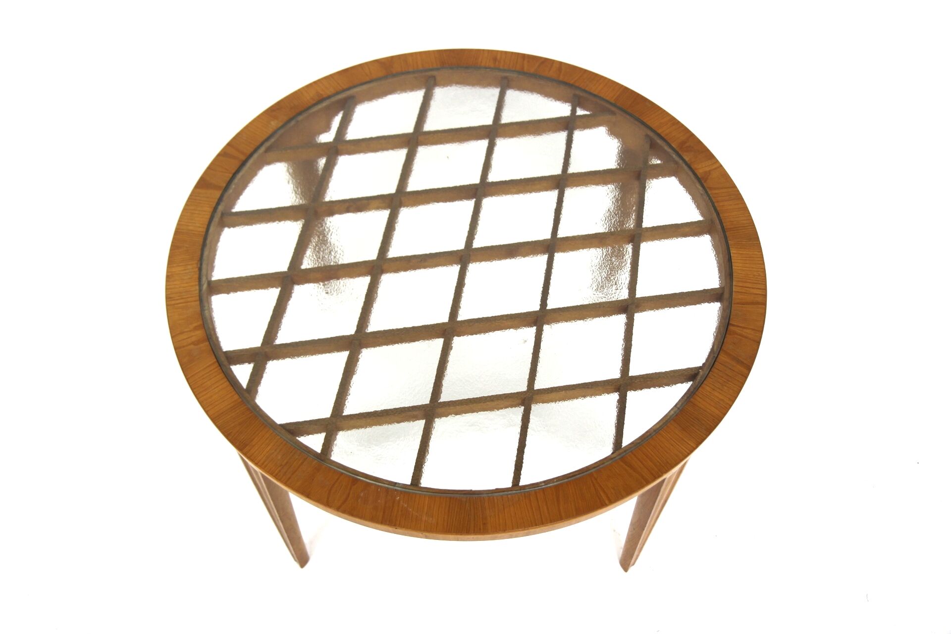 Table basse en noyer, Niels Enström, Ferdinand Lundquist & Co, Suède, 1940