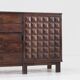 Brutalist Spanish carved sideboard credenza