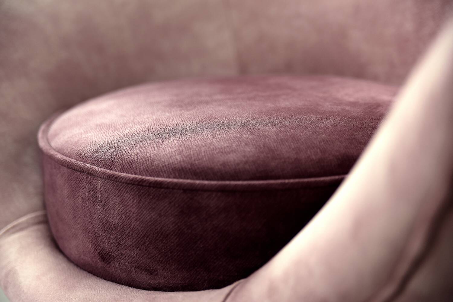 Vintage Mid-Century Space Age Velour Lounge Set from Paged, 1972, Set of 3