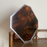 Lucite turtleshell-style tray circa 1970