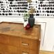 Commode vintage pieds compas