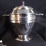 Art Deco silver-plated coffee and tea service, stamped.