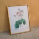 Vintage botanical poster "Rosa Centifolia Bullata" by P.J.Redouté