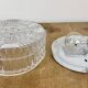 Vintage Glass Wall or Ceiling Light, 1970s
