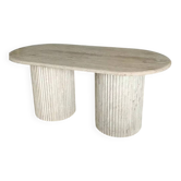 Table en travertin