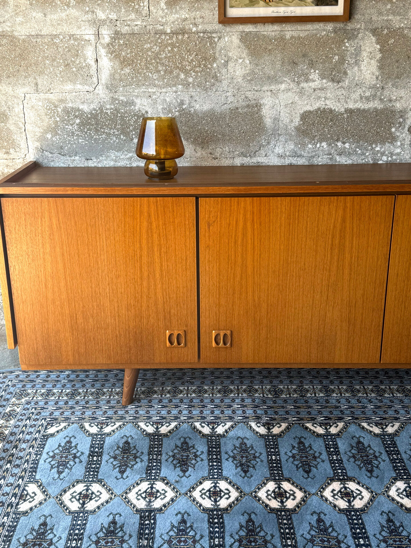 Enfilade scandinave vintage en teck, 1970
