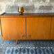 Enfilade scandinave vintage en teck, 1970