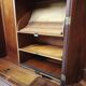 English Art Deco Light Burr Walnut Compactom Gentleman's Wardrobe