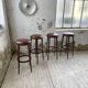 Set of 4 high bistro stools Baumann