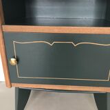 Chevet art déco obsidian green