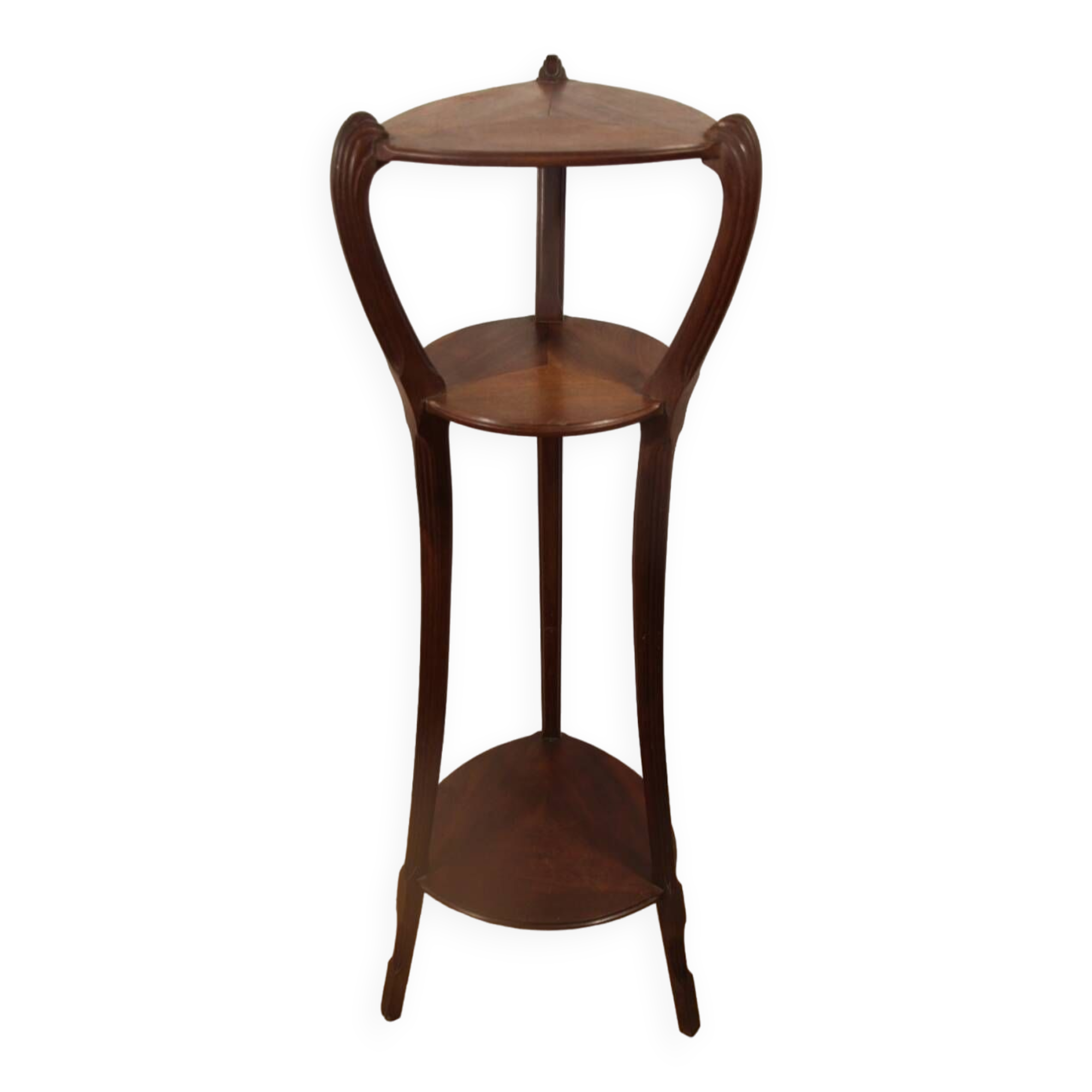 Art Nouveau Side Table in Mahogany Attributed to Majorelle