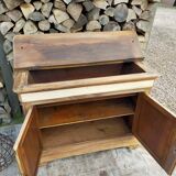 Renovated solid wood sideboard
