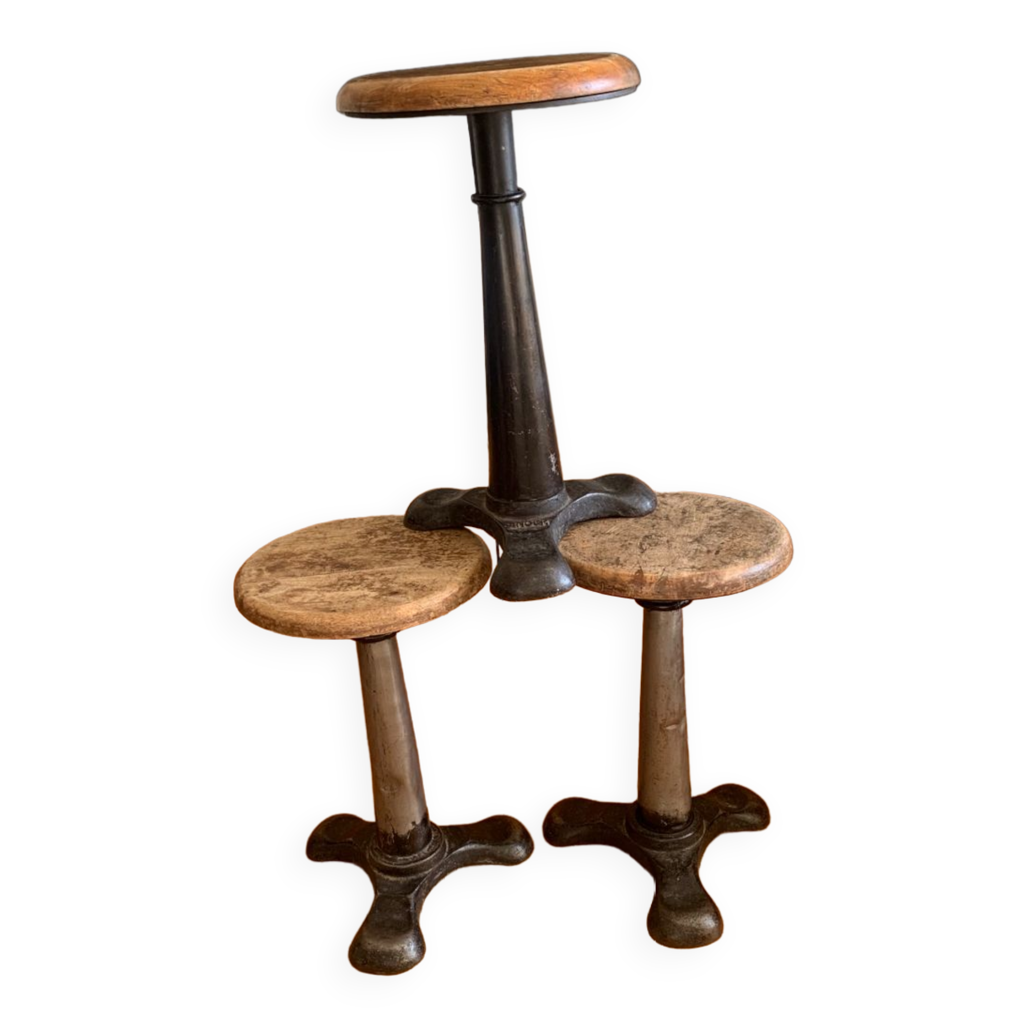 Singer stool - industrial - 1930s