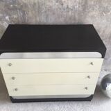 Gamma chest of drawers 3 drawers - space age 1980