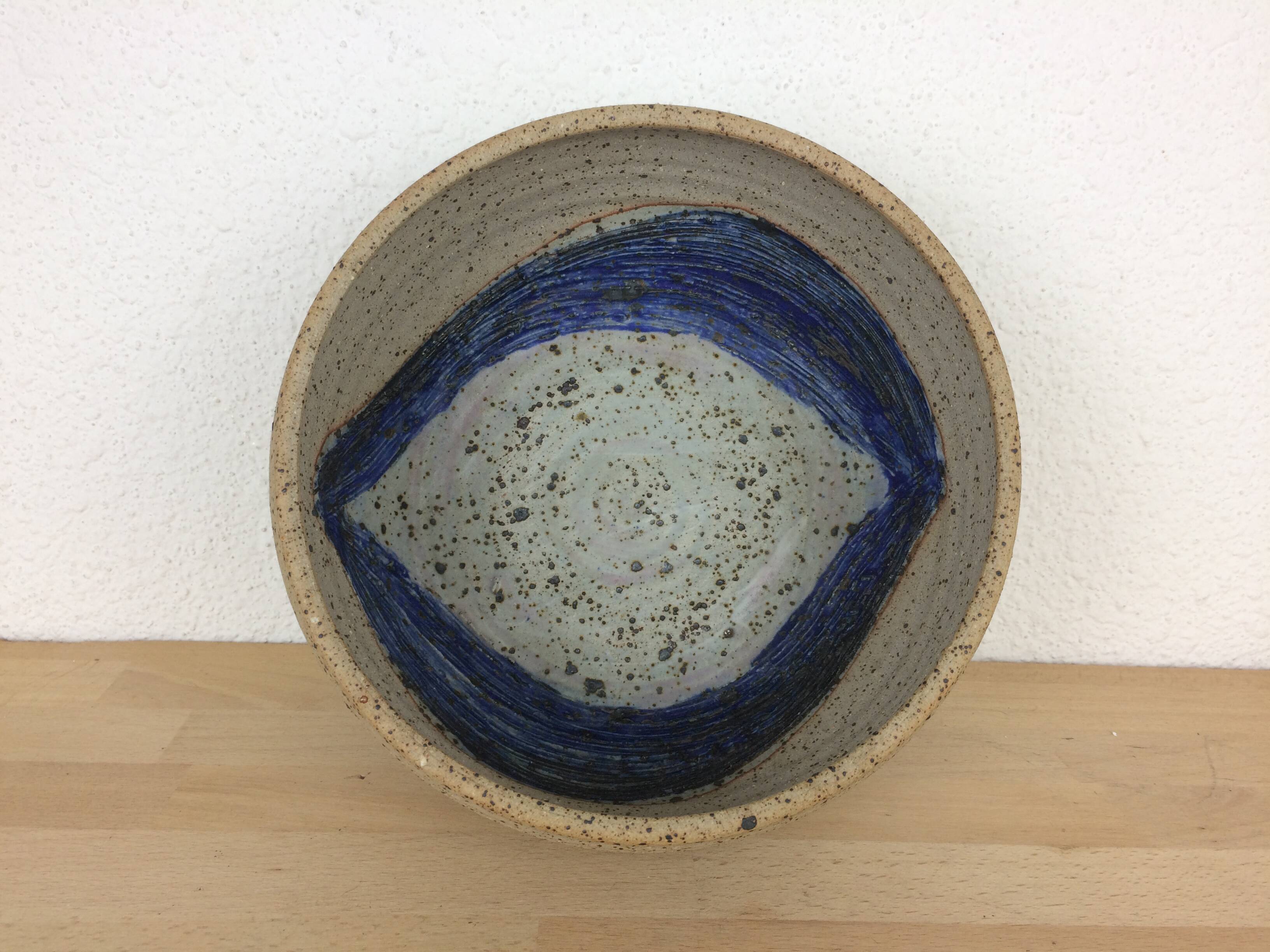 Scandinavian stoneware bowl Denmark 25 cm