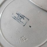 5 ironstone plates from Sarreguemines