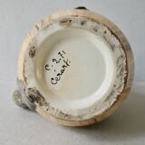 Ceramic pitcher imitation wood, Cerart, 70s