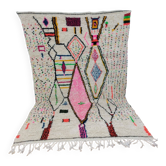 Handmade wool Berber rug 295x190 cm