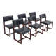 Ensemble de 6 chaises 'A3' par Alfred Hendrickx pour Belform, années 1960.