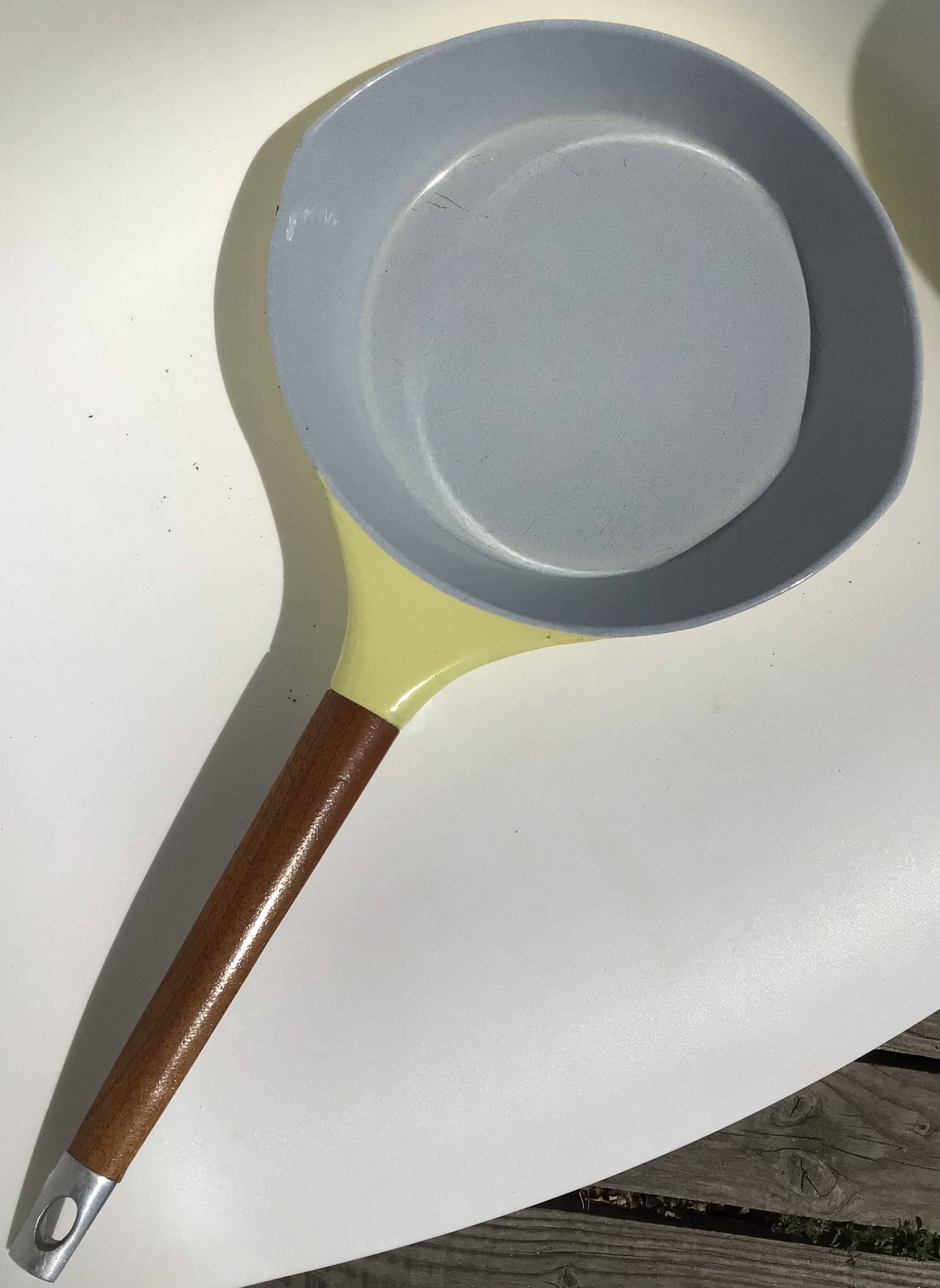 Raymond Loewy CEI pan for Le Creuset enameled cast iron