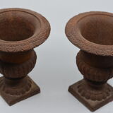 Paire de vases Médicis en fonte