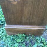 Walnut veneer shelf