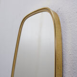 Mid-century wall mirror "rearview" - 1960s