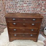 Oak chest of drawers