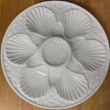4 Longchamp oyster plates