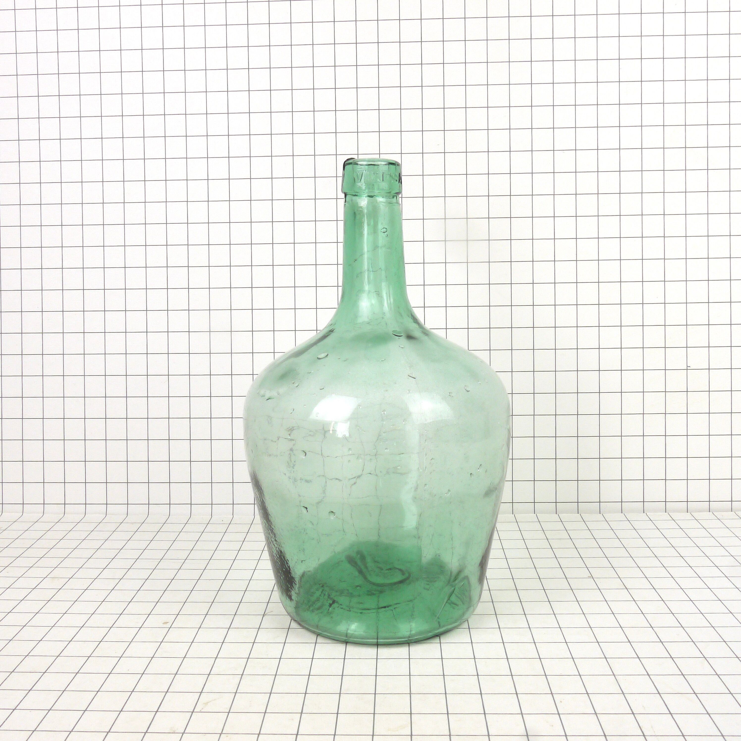 Blue green demijohn