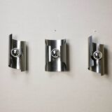 70s chrome wall light