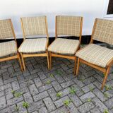 Set of 4 danish vintage teak dining chairs